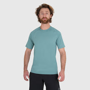 Mens Fjall Crew T-Shirt (Mineral Blue)
