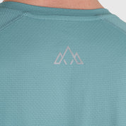 Mens Fjall Crew T-Shirt (Mineral Blue)
