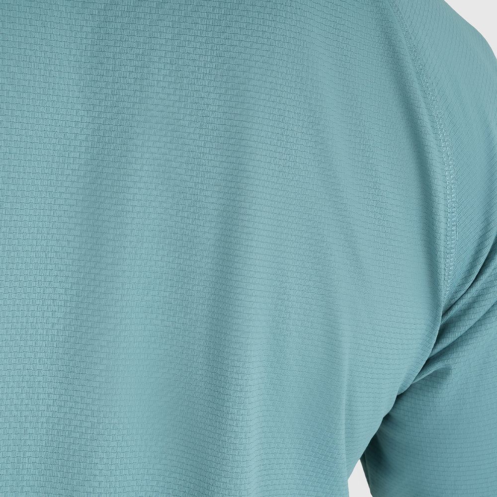 Mens Fjall Crew T-Shirt (Mineral Blue)