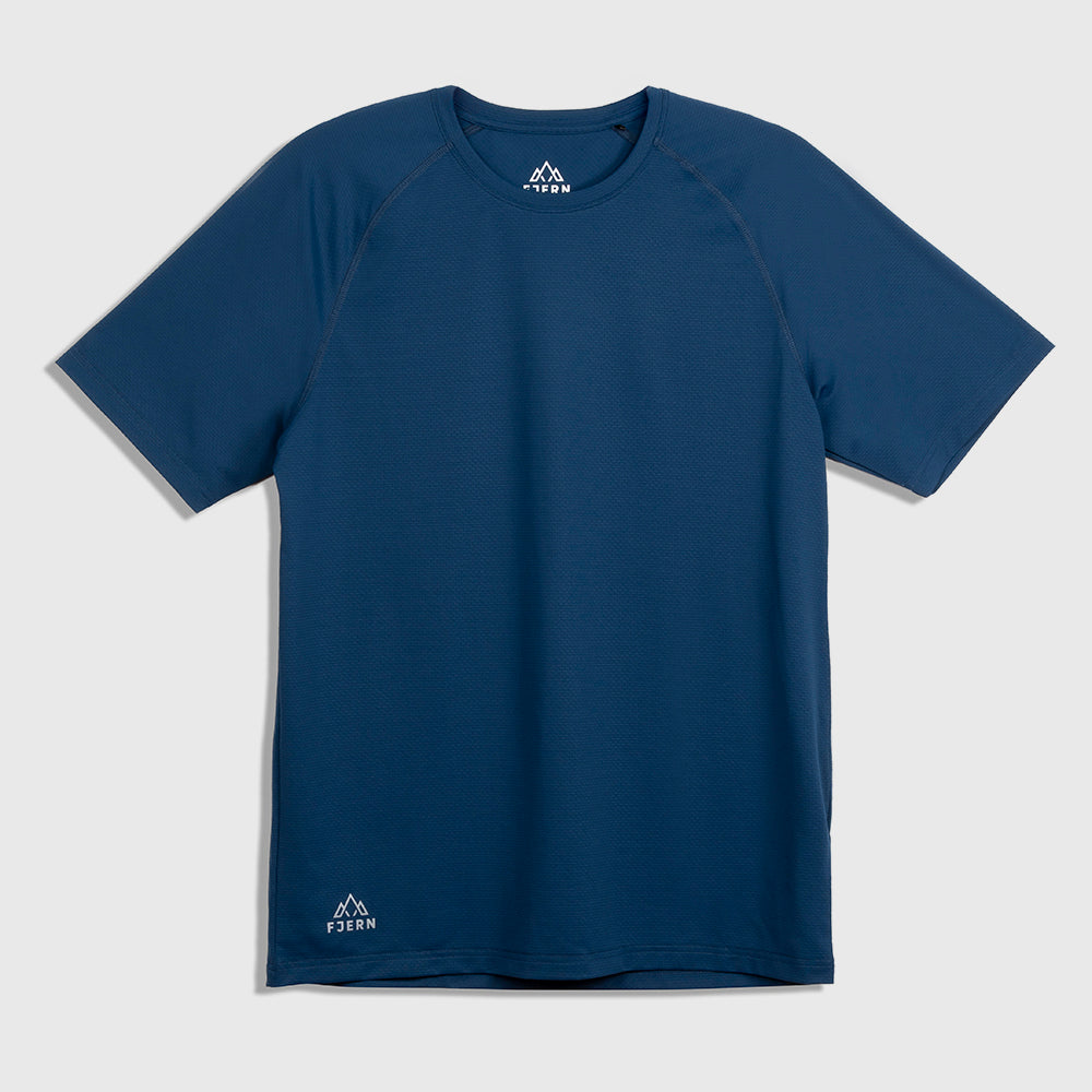 Mens Fjall Crew T-Shirt (Poseidon)