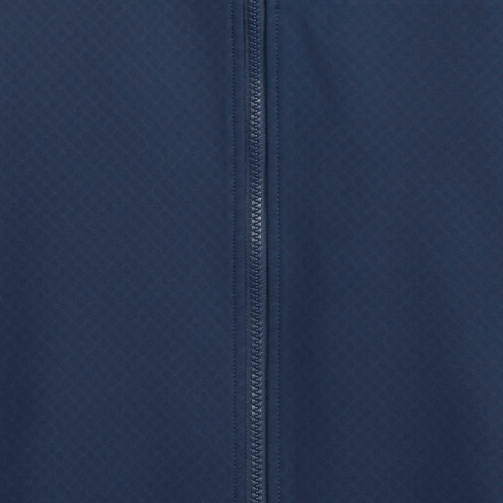 Mens Fjälltopp Tech Hooded Jacket (Navy/Mustard)