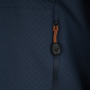Mens Fjälltopp Tech Hooded Jacket (Navy/Mustard)