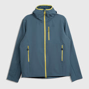 Mens Fjälltopp Tech Hooded Jacket (Orion Blue/Lime)