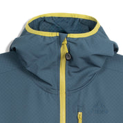 Mens Fjälltopp Tech Hooded Jacket (Orion Blue/Lime)