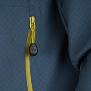 Mens Fjälltopp Tech Hooded Jacket (Orion Blue/Lime)