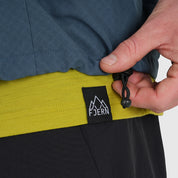 Mens Fjälltopp Tech Hooded Jacket (Orion Blue/Lime)