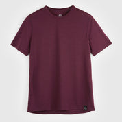 Mens Henge Merino Blend T-Shirt (Aubergine)