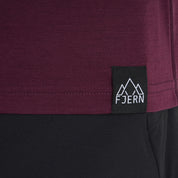 Mens Henge Merino Blend T-Shirt (Aubergine)