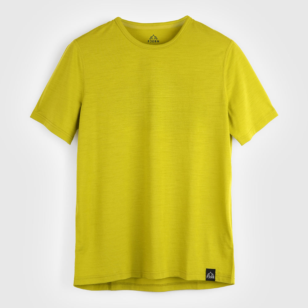 Mens Henge Merino Blend T-Shirt (Lime)