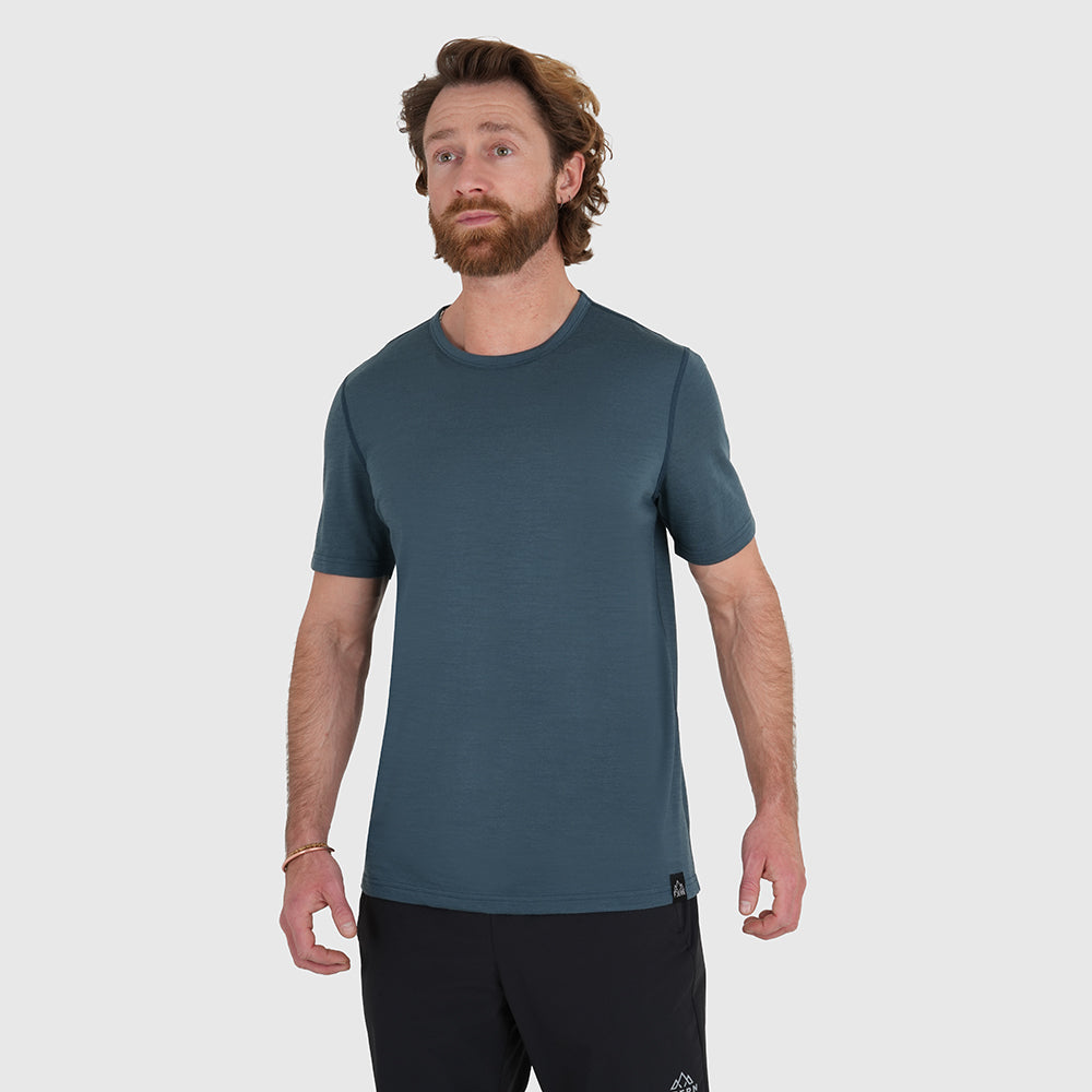 Mens Henge Merino Blend T-Shirt (Orion Blue)