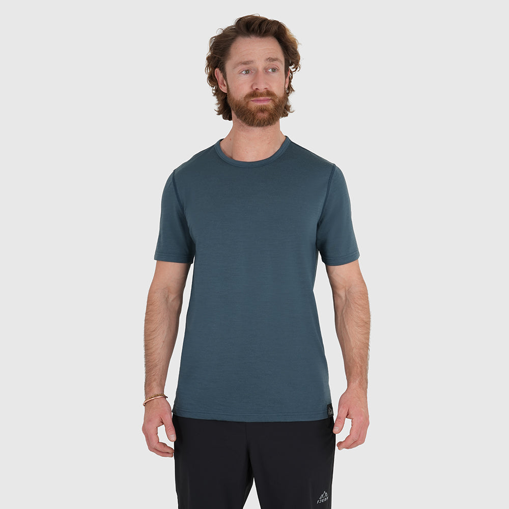Mens Henge Merino Blend T-Shirt (Orion Blue)