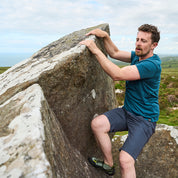 Fjern Mens Henge Merino Blend T-shirt (Petrol)