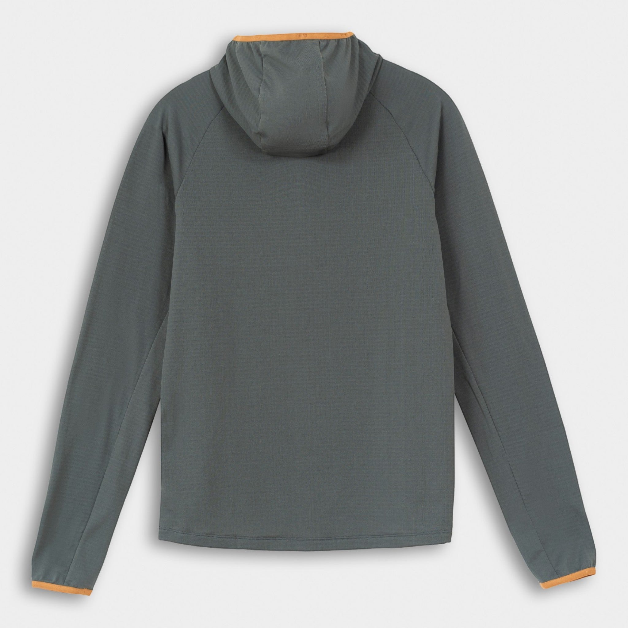 Mens Klifra Light Grid Fleece Hoodie (Urban Chic/Mustard)