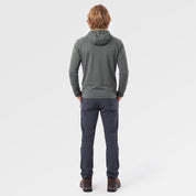 Mens Klifra Light Grid Fleece Hoodie (Urban Chic/Mustard) ✦AI