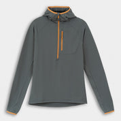 Mens Klifra Light Grid Fleece Hoodie (Urban Chic/Mustard)