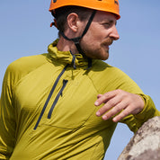Fjern Mens Klifra Light Grid Fleece Pullover (Lime/Storm)