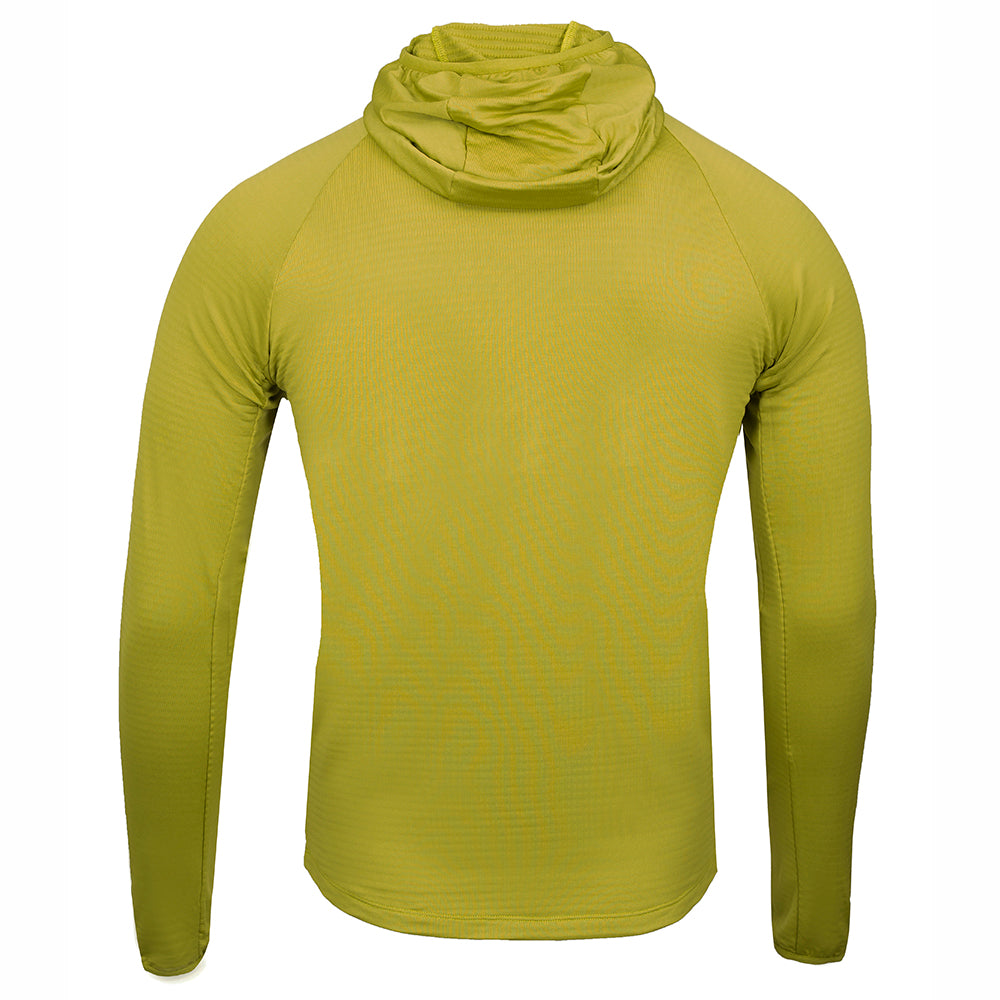 Fjern Mens Klifra Light Grid Fleece Pullover (Lime/Storm)