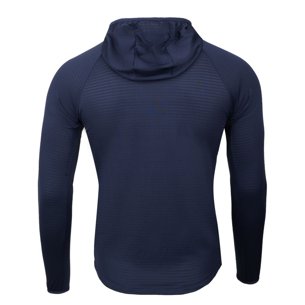 Fjern Mens Klifra Light Grid Fleece Pullover (Navy/Moss)