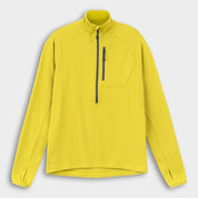 Mens Klifra 1/2 Zip Light Grid Fleece (Lime/Storm)