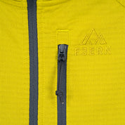 Mens Klifra 1/2 Zip Light Grid Fleece (Lime/Storm)
