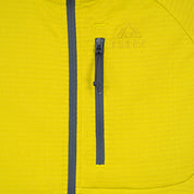 Mens Klifra 1/2 Zip Light Grid Fleece (Lime/Storm)