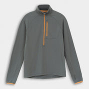 Mens Klifra 1/2 Zip Light Grid Fleece (Urban Chic/Mustard)