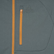 Mens Klifra 1/2 Zip Light Grid Fleece (Urban Chic/Mustard)