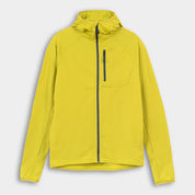 Mens Klifra Hooded Full Zip Light Grid Fleece (Lime/Storm)