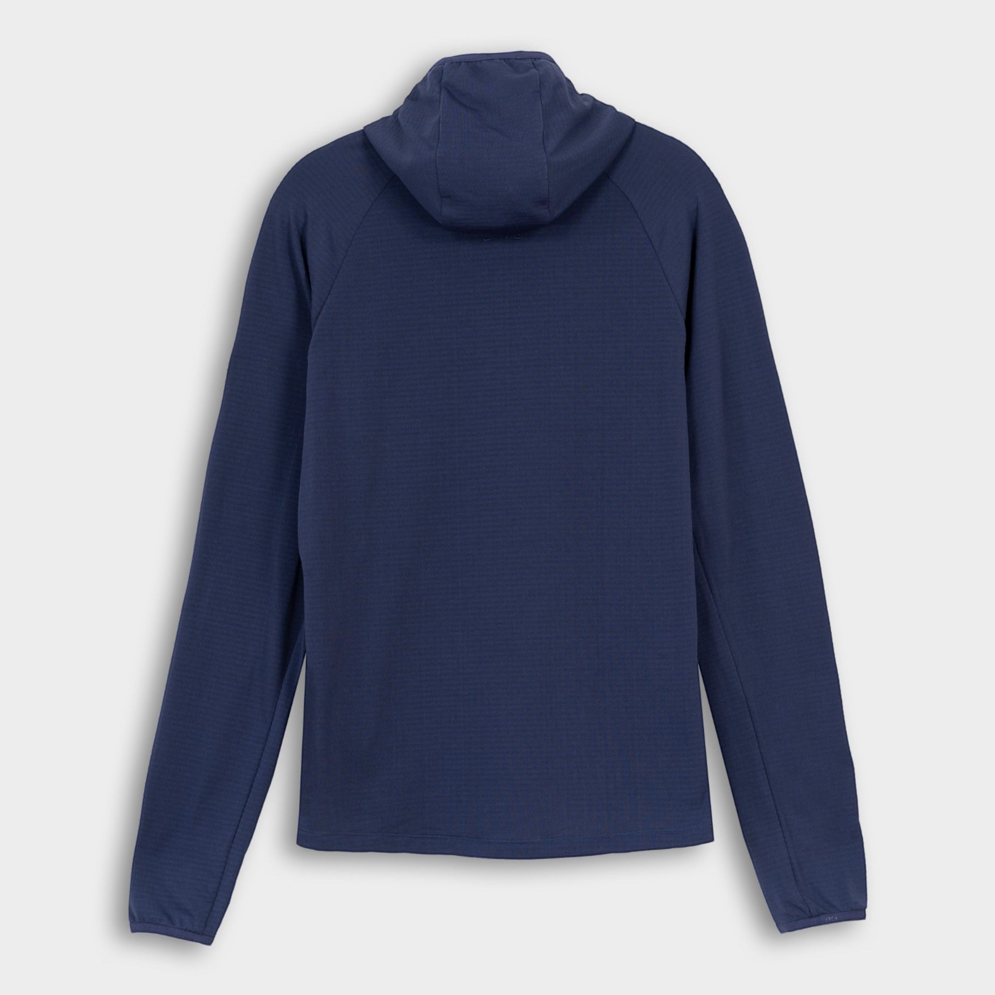 Mens Klifra Hooded Full Zip Light Grid Fleece (Navy/Moss)