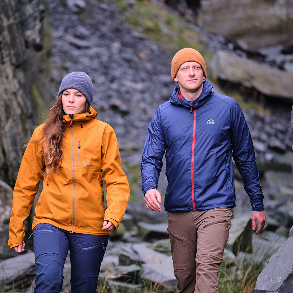 Fjern - Mens Octa Insulated Jacket (Navy/Rust) | Our Octa jacket is a lightweight, versatile layer ideal for any adventure