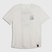 Mens Preikestolen Merino Blend T-Shirt (Chalk/Navy)