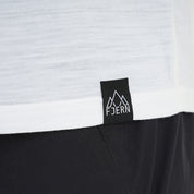 Mens Preikestolen Merino Blend T-Shirt (Chalk/Navy)