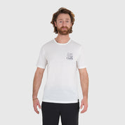Mens Preikestolen Merino Blend T-Shirt (Chalk/Navy)