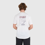 Mens Preikestolen Merino Blend T-Shirt (Chalk/Navy)