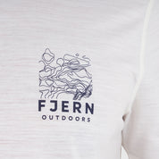 Mens Preikestolen Merino Blend T-Shirt (Chalk/Navy)