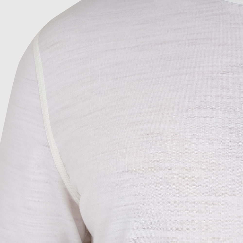 Mens Preikestolen Merino Blend T-Shirt (Chalk/Navy)
