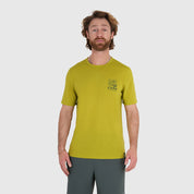 Mens Preikestolen Merino Blend T-Shirt (Lime/Petrol)