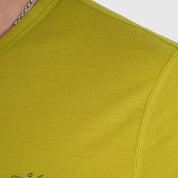 Mens Preikestolen Merino Blend T-Shirt (Lime/Petrol)