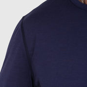Mens Preikestolen Merino Blend T-Shirt (Navy/Mineral Blue)