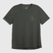 Mens Preikestolen Merino Blend T-Shirt (Urban Chic/Lime)