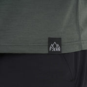 Mens Preikestolen Merino Blend T-Shirt (Urban Chic/Lime)