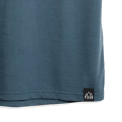 Mens Roundel Merino Blend T-Shirt (Orion Blue/Mineral Blue)