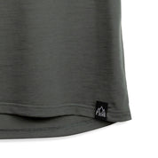 Mens Roundel Merino Blend T-Shirt (Urban Chic/Lime)