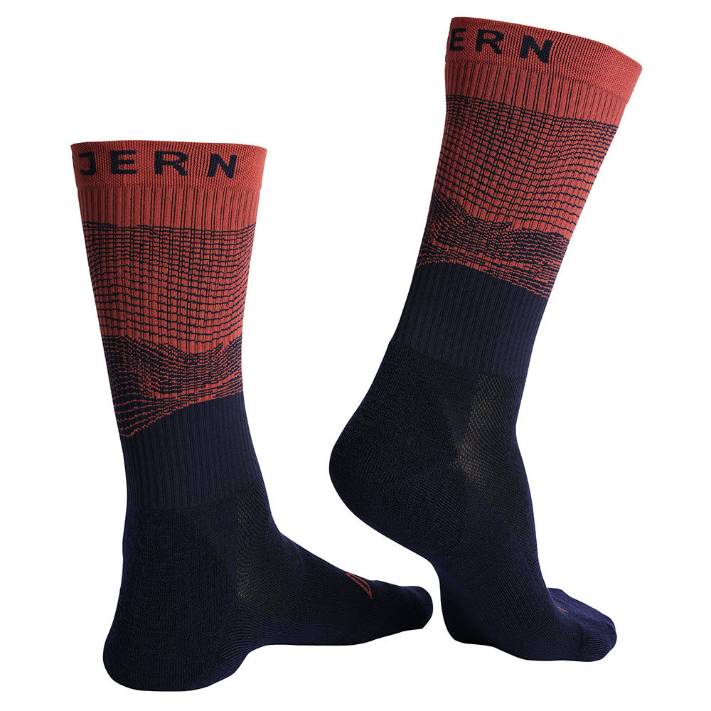 Fjern Merino Blend Contour Hiking Socks 3 Pack (Multi)