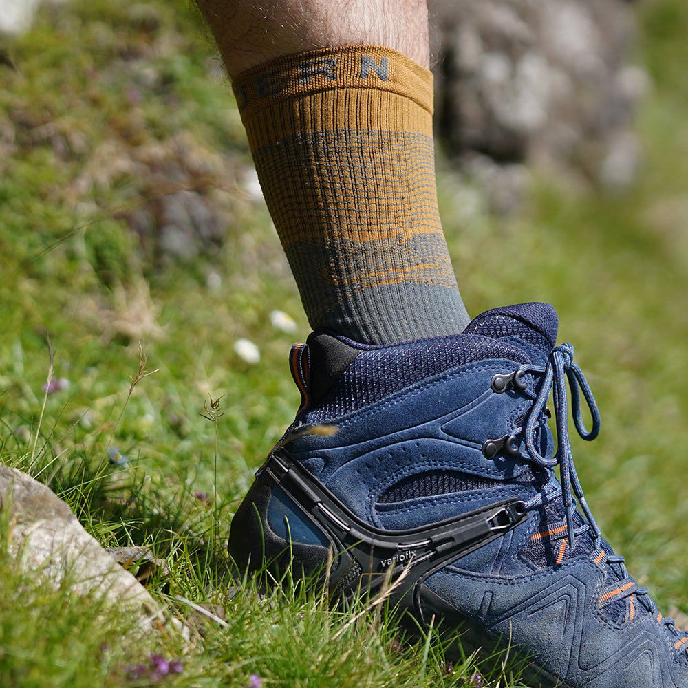 Fjern Merino Blend Contour Hiking Socks 3 Pack (Multi)