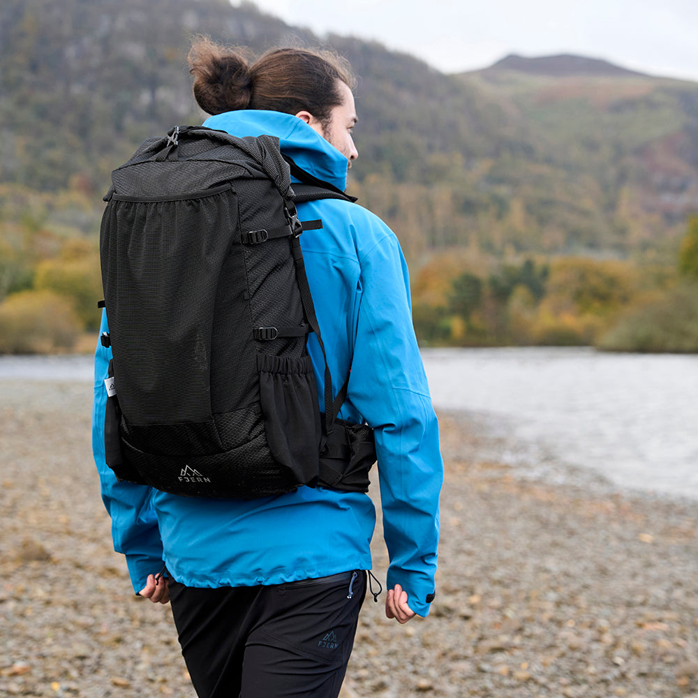45L Sköldpadda Ultralight Backpack (Black) – Fjern 45L Sköldpadda Ultralight Backpack (Black) – Fjern