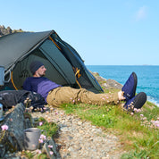 Tøffelhelt II Tent Slippers (Navy)