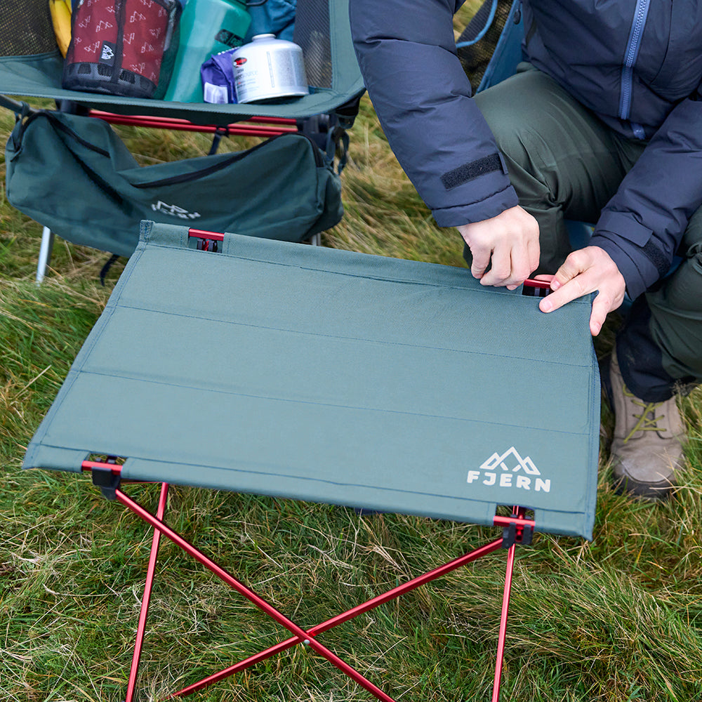 Fjern Utendørs Lightweight Camping Table (Orion Blue)