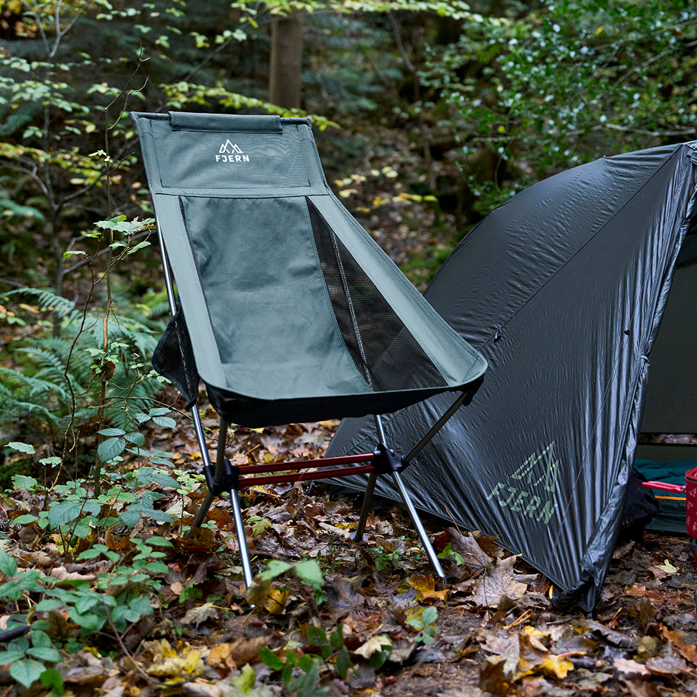 Fjern Utepils High Camping Chair (Orion Blue)