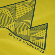 Womens 3 Peaks Merino Blend T-Shirt (Lime/Petrol)